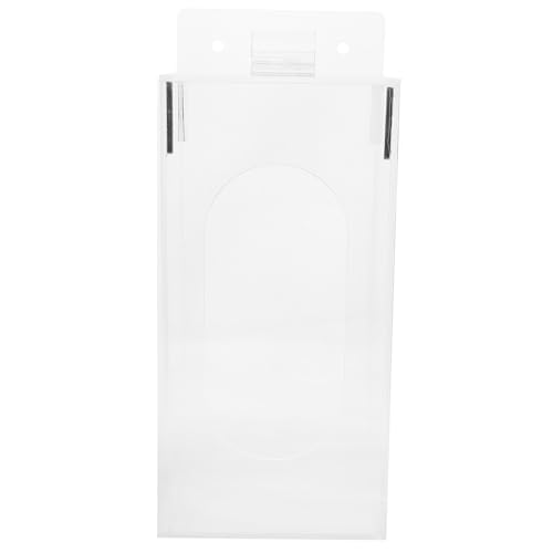 PRETYZOOM Mask Dispenser Wall Mount Box Holder Glove Holder Acrylic Space-Saving Quick Install