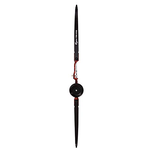 Cajun Fish Stick Take-Down Bowfishing Bow Set Includes Drum Reel With Line, Roller Rest, Arrow With Piranha Point, And Blister Buster Finger Pads #TOP6
