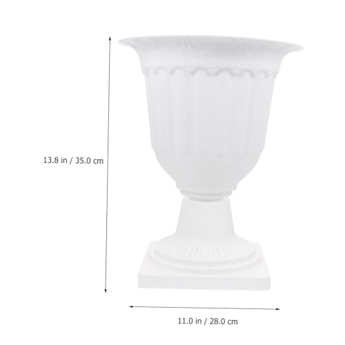 Pots de fleurs blancs usage intérieur pour végétaliser un appartement