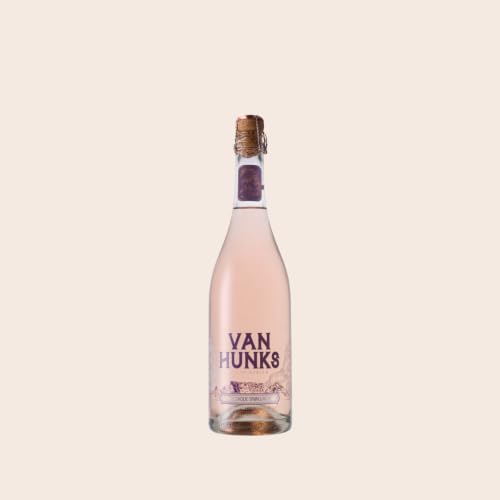 Van Hunks Non-Alcoholic Sparkling Rosé Wine – Dry, Zero Sugar, Ve...