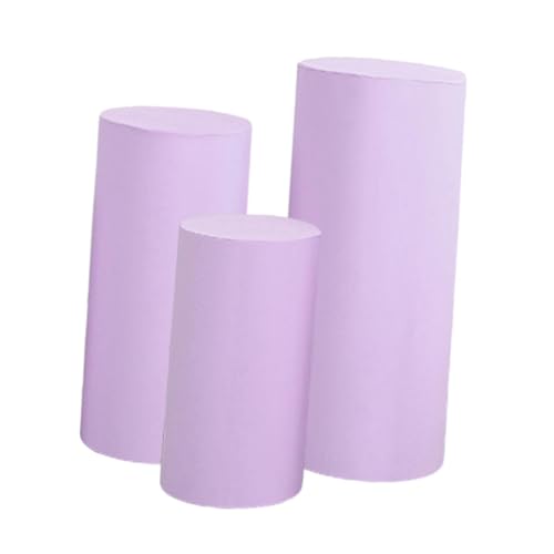 Couvercle de socle de cylindre décoratif lavable et extensible pour anniversaire