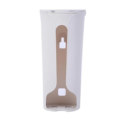 IUVYTA Caja organizadora ropa interior Organizador de ropa interior montado en la pared for el hogar, organizador calcetines, bolsa basura for cocina, caja almacenamiento(White)