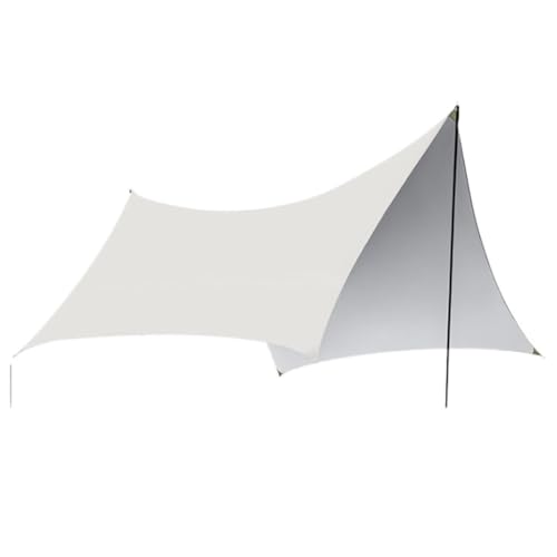 Awning Awnings Outdoor Canopy Tent Camping Camping Equipment Picnic Outdoor Entertainment Vinyl Canopy Awning Silver Awnings Shade(White,15)