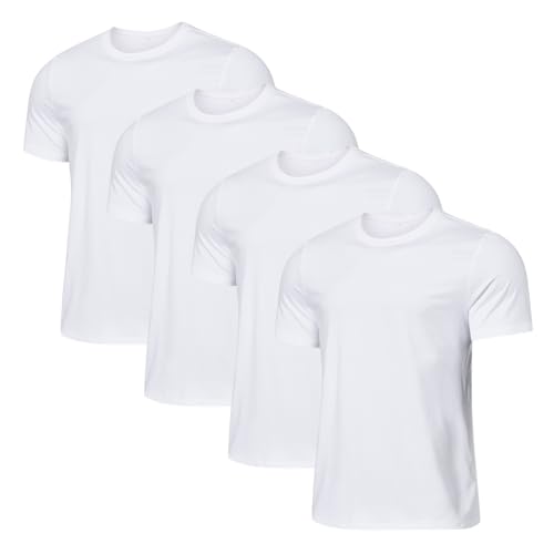 Arjen Kroos Men's Quick Dry Gym T-Shirts Multipack Workout Short Sleeve Shirts Athletic Running Undershirts
