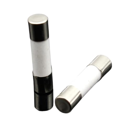 Bezpieczniki elektryczne ceramiczne, 100 szt., 5x20mm, zwłoczne T 1-15A 250V