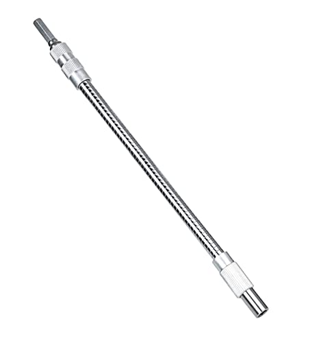 Image of AASONS Metal Flexible Drill Bit Extension, Flexible Shaft Adapter with Quick Change Magnetic 1 /4'' Hex Shank 200mm Length | Connecting Link for Electronic Screwdriver