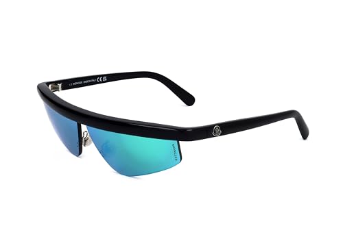 Lunettes de soleil Moncler ML0254 01X monture noire brillante look unisexe