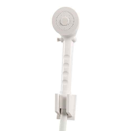 Image of Eagles RV Shower Head with Hose - (White,5Ft Hose) Non-Metallic Outdoor RV Shower Kits Replacement with Pause Function for RVs, Fifth Wheels, Motor Homes, Travel Trailers, Campers, Boats