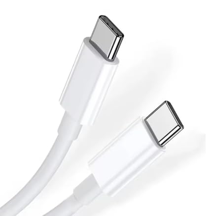 Cable USB tipo C a USB tipo C, Cable de datos de carga rápida, PD, 60W, para Iphone 15, 15Pro, Huawei, Samsung, Xiaomi, línea de datos, blanco.