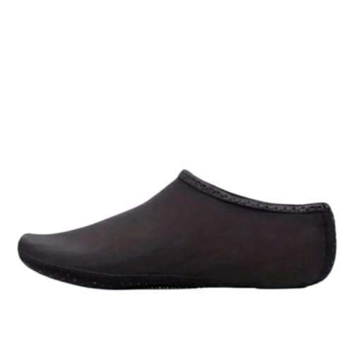 Boolavard Chaussure de Sport Nautique Chaussettes Slip-on Aqua Yoga Barefoot à séchage Rapide pour Hommes Femmes Enfants (M - 38-39 EU, Noir)