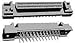 749069-2, Receptacle Assembly, Shielded,Vertical,RAILED, AMPLIMITE .050 Series (25 Items)