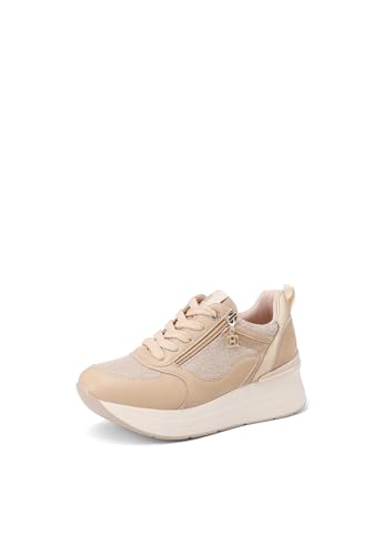 Baskets platform pour femme QUEEN HELENA : le style urbain chic à fermeture éclair
