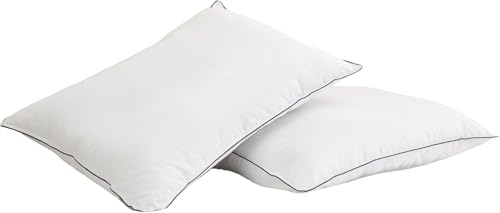 Set 2 Almohadas King Algodón Suave Hotelera