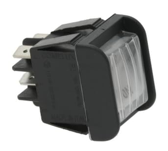 Interruttore bipolare bianco 16a 250v per