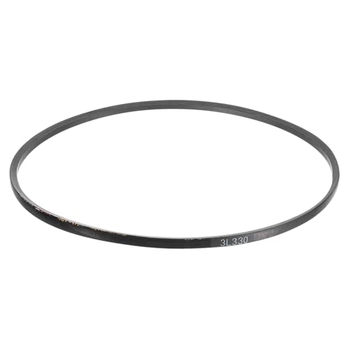 uxcell 3 Pcs 3L330 Classic Wrapped Rubber V-Belt, 33"(838mm) Outside Circumference, 3L Profile V Belt 3/8" Width 7/32" Height