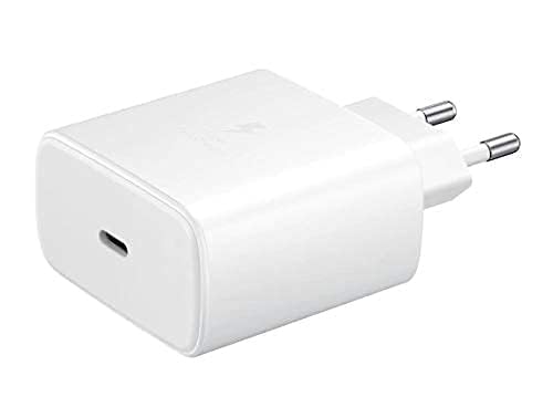 Image of Original Super Fast Charger 45W Compatible with Samsung | A71 5G, A71, A70s, A70, A90 5G, A80 (with Cable) - White GFR622