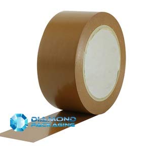 Diamond Packaging - 1 rouleau de ruban adhésif d'emballage de 48 mm x 66 m fournit une forte fermeture sécurisée et adhésive Cover