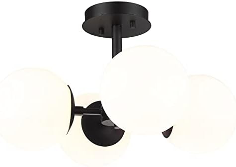 Z-Lite 4 Light Semi Flush Mount 730SF4-MB