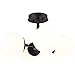 Z-Lite 4 Light Semi Flush Mount 730SF4-MB
