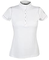 PFIFF 102496 Turniershirt ’Rivetta’, weiß 122/128