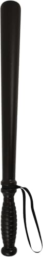The Tie Co Large Police Baton with Grip - One Size, Black - Policeman Weapon Police Costume Accessory