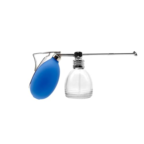 Mikikit Flacone Spray Portatile Per Polvere Da Barbiere, Contenitore Vuoto in Vetro Spruzzatore Per Applicazione Precisa Di Fibre Capillari, Per Coprire Radici e Attaccatura Chioma