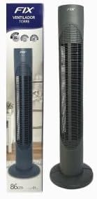 Ventilador de Torre Silencioso com 3 Níveis de Velocidade Design Moderno Luxo-127V - 86 cm - FIX