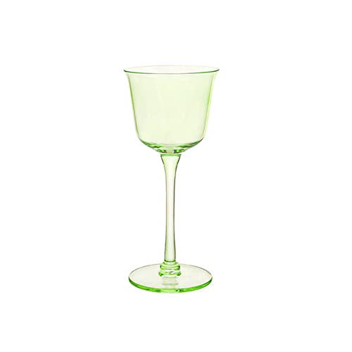 Copas de Vino, Taxually Copa de Vino Blanco de 200 ML, Wine Glass Elegante y Duradera, Copas de Vino Tinto de Cristal para Bodas, Aniversario (Verde) Cover