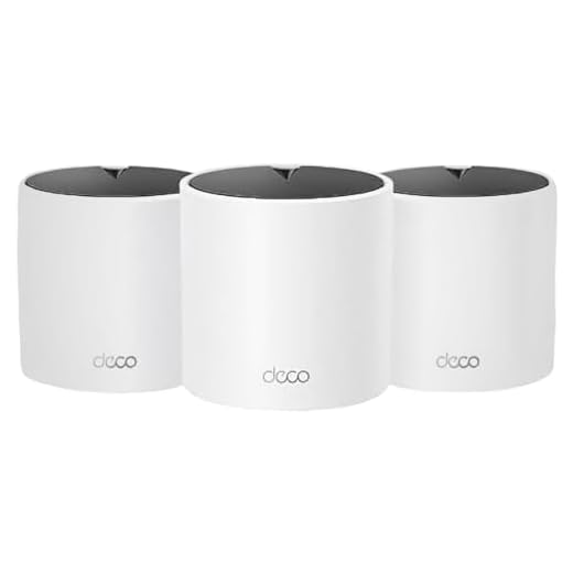 TP-Link Deco X15 Dual-Band AX1500 WiFi 6 Mesh Wi-Fi System | Replaces Routers and Extenders | Covers up to 5,600 sq.ft. | 2 Gigabit Ports per Unit, Supports Ethernet Backhaul, 3-Pack