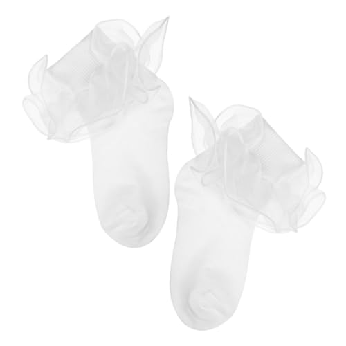 Lace Socks Turn Cuff Socks Frilly Socks Little Girl Sock Socks with Bows Lace Ruffle Frilly Socks Ruffle