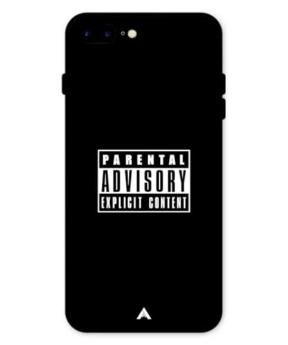 Image of Premium Explicit Case for iPhone 7 Plus Soft-Touch Metal TPU Back Cover, Shockproof, Designer, Aesthetic Mobile Phone Case (Glossy Finish)