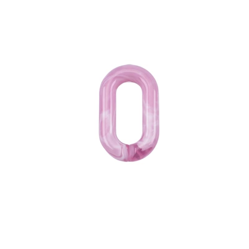 Anelli Quick Link in Acrilico da 100 Pezzi Multicolor 24x39mm(Double Color Powder)