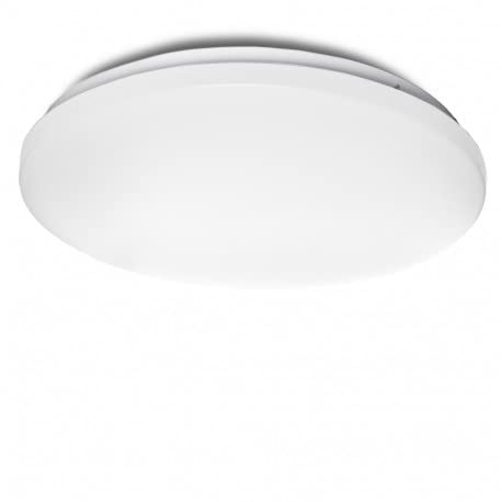BEL AIR HOME - Lámpara Plafón de Techo LED 20W - INDONESIA 1600 LM - Color Blanco - Diseño Sencillo - Cocina, Pasillo, Comedor, Dormitorios y Oficinas - 6500K