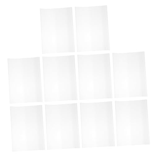 SEWACC 10 Piezas Protector Libros Lectura Unidades Forro Transparente Resistente para Libros Cubiertas Protectoras para Textos y Cuadernos