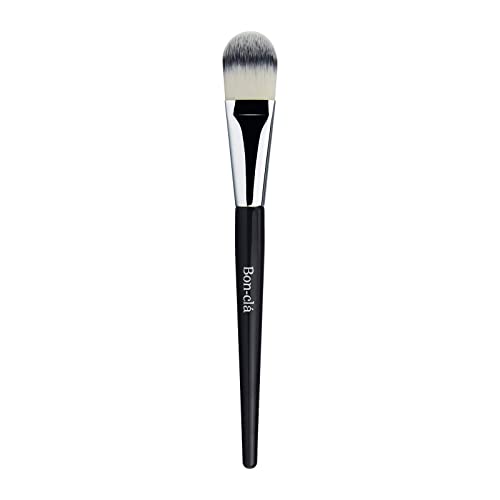 Bon-clÃ¡ Foundation Brush, Soft without Trace & Irritation, Liquid Makeup Concealer Brush, Facial Mask Contour Face Brush Etc., Tongue Shape Easy Makeup