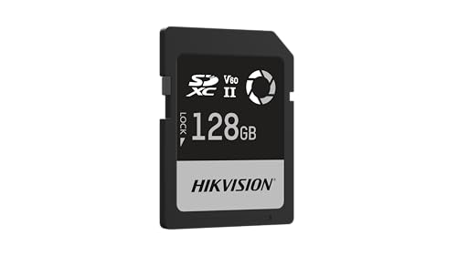 Image of HIKVISION V60 128GB SDXC SD Card | UHS-II U3 V60 | 250MB /s Read, 180MB /s Write Speed | 4K UHD Video & High-Speed Burst Shooting | Compitable with DSLR & Professional Cameras | Shockproof 3Yrs Warranty