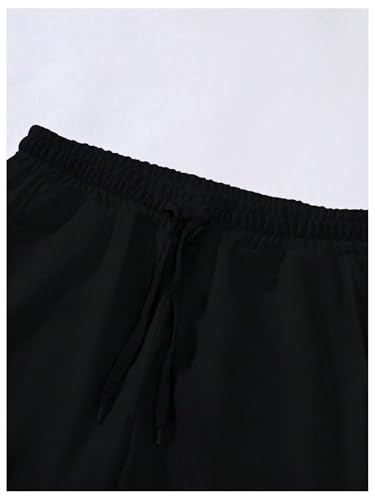 Men's Y2K Sweatpants Skull Letter Print Drawstring Waist Graphic Sweatpants Jogger Pants3