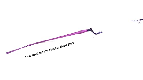 Image of N Specs An Optical Mall Reading Glasses For Men Women Unisex Stylish Framless Frame With Anti Reflected Unbreakable Fiber Glasses