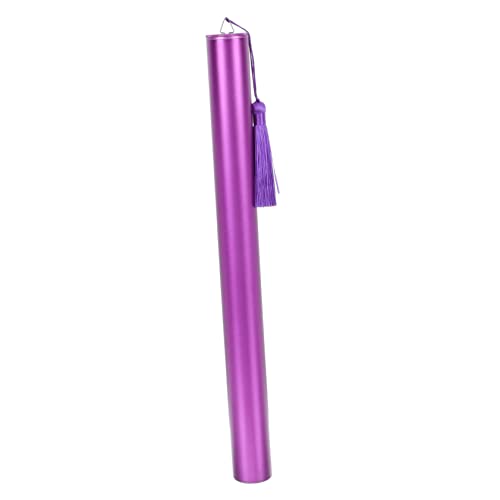BESTonZON Instrument Parts Storage Tube Case Alloy Large Size Purple for Musicians