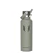 Super Sparrow Stainless Steel Vacuum Insulated Water Bottle, Double Wall Design,Standard Mouth - 500ml & 750ml - BPA Free - with 2 Exchangeable Caps + Bottle Pouch (Sage, 750ml-25oz)