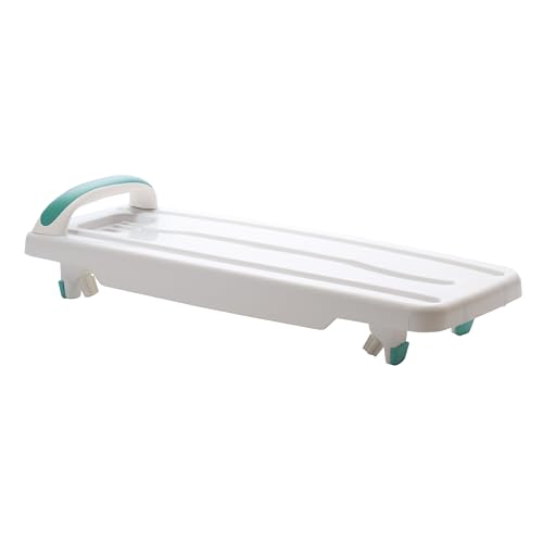 Helping Hand Kingfisher White Plastic Bath Board with Handle. Bath Board for Elderly and Disabled Users. Adjustable to Fit 16-24 Width Baths. 200kg / 31 Stone Weight Limit