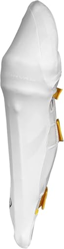Image of Cricket Batting Pads Covers, Leg Guards Clads, Colored Pad Outer Skin || Protection from Ball Scratches and dust || Size-Youth || Age for 12-16 Years Old (White)