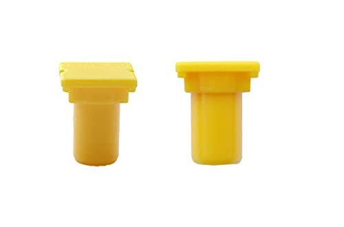 Peg Dots (yellow, 40 pcs) for Labeling Sockets (SAE/metric) - Accessory for ORGANIZER GENIE Pegboards to Label Sockets for size/standard