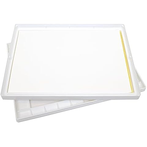 Masterson Sta-Wet Super Pro Palette, 11.5in x 15.5in Wet Palette, Doubles as a 32 Well Watercolor Palette, Keeps Wet Paint Fresh for Days, Made in USA Cover