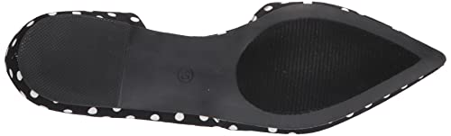 Journee Collection Womens Cortni Flat Black Dot 9 W4