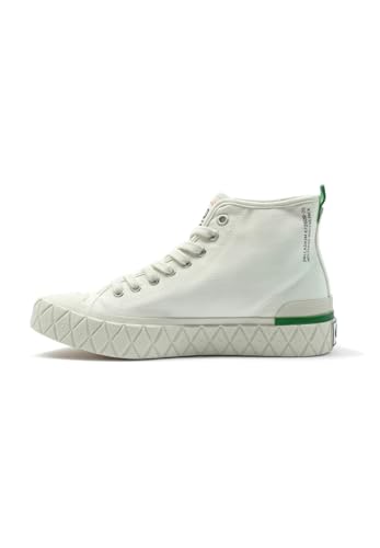 Image of Palladium Unisex Palla Ace Mid Organic Canvas Lace Up Sneaker