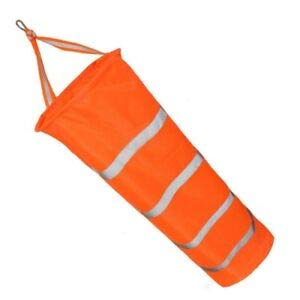 Generic 150cm Aviation Windsock Rip-Stop Wind Measurement Sock Bag + Reflective Bel D7G4