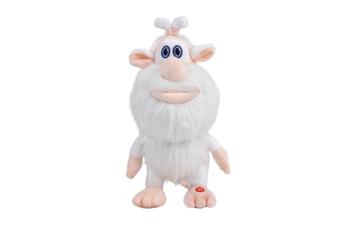 Booba Jouet en peluche parlant 34 cm, peluche interactive sous licence officielle, animal en peluche doux et câlin, répétez ce que vous dites pour les fans des enfants