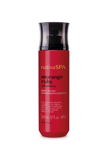 Body Splash Nativa Spa Morango Ruby, 200ml O Boticário