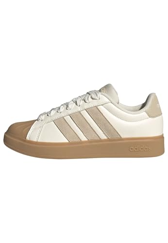 adidas Women's Streettalk Shoes, Off White/Crystal Linen/Gum 3, 5 UK